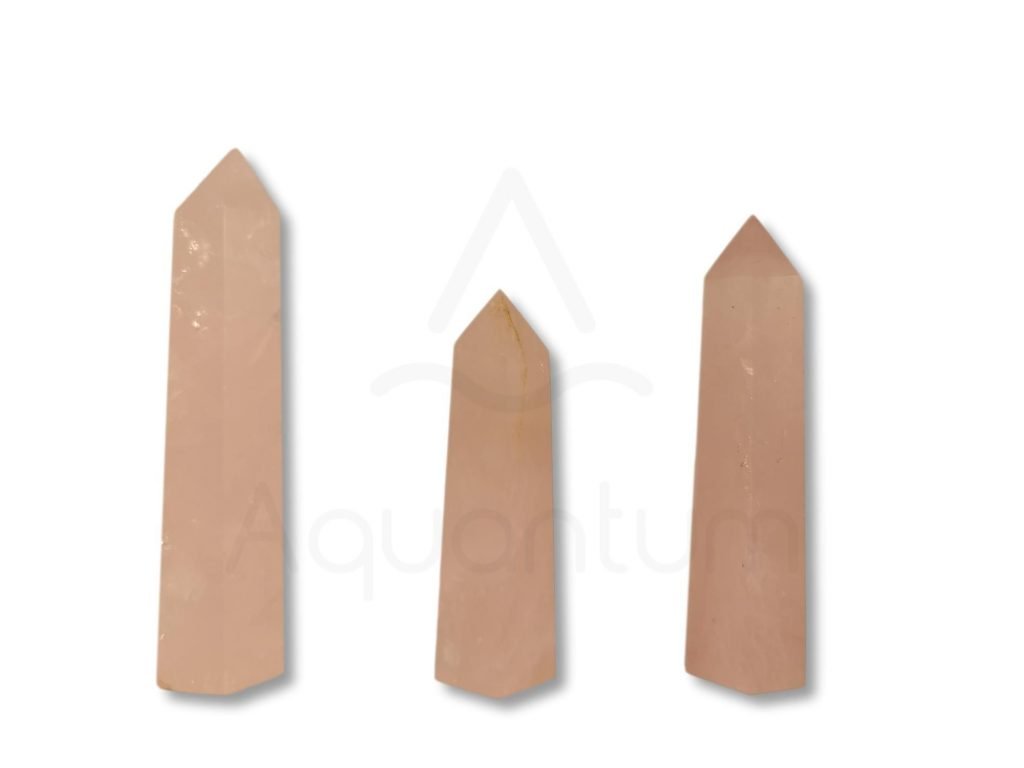 αιχμές ροζ χαλαζία