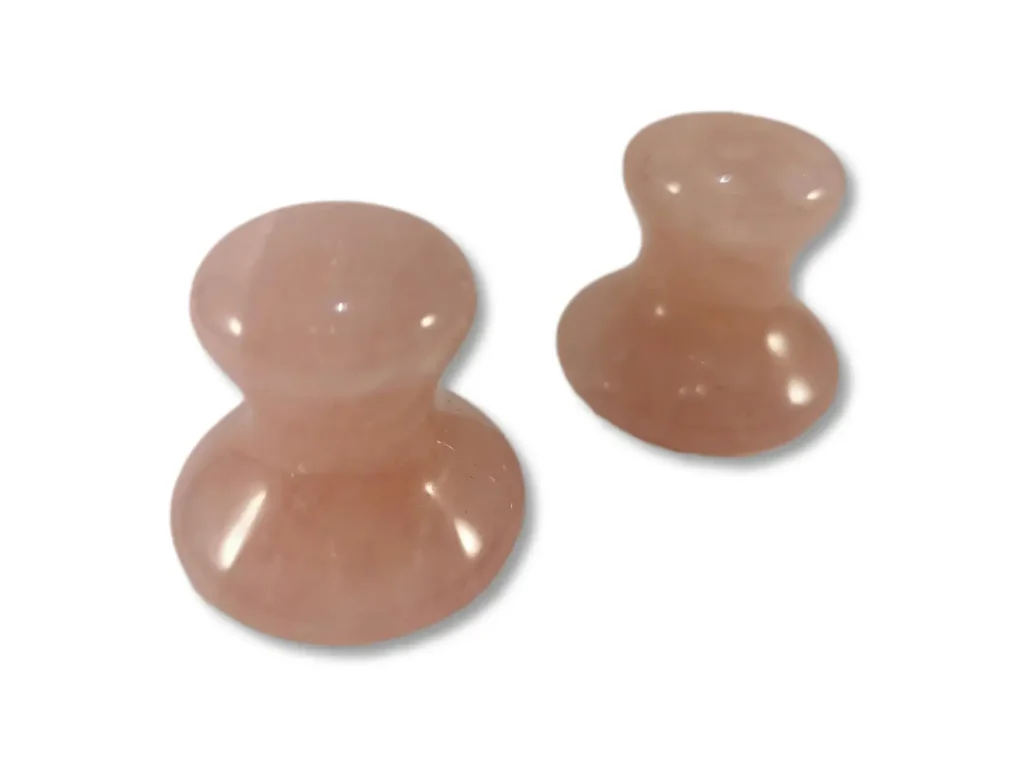 gua sha μανιτάρι ροζ χαλαζία για μασάζ προσώπου