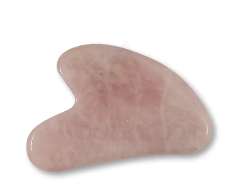 gua sha ροζ χαλαζία για μασάζ