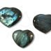 καρδιές από ημιπολύτιμο λίθο λαμπραδορίτη