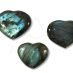 καρδιές από ημιπολύτιμο λίθο λαμπραδορίτη