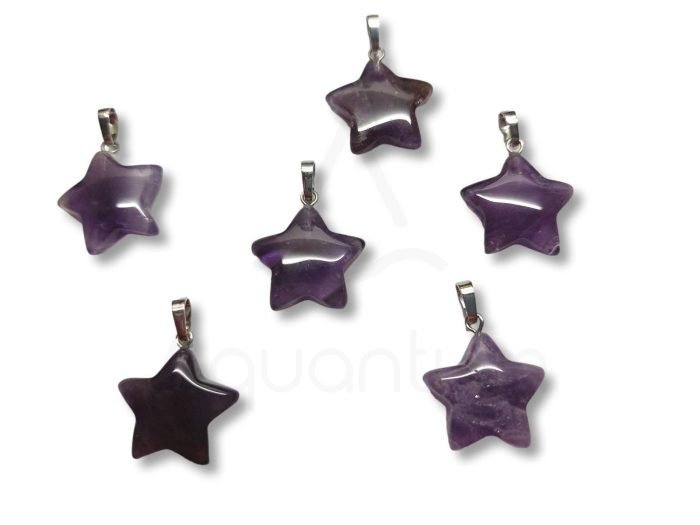 αμέθυστος μενταγιόν αστέρι μενταγιόν αμέθυστος σε σχήμα αστέρι