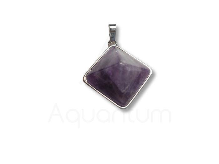 ημιπολύτιμος Αμέθυστος Πυραμίδα Μενταγιόν ημιπολύτιμος λίθος Αμέθυστος Πυραμίδα Μενταγιόν