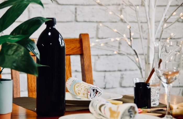 miron bottle 1000ml violet glass MIRON bottle 1000ml