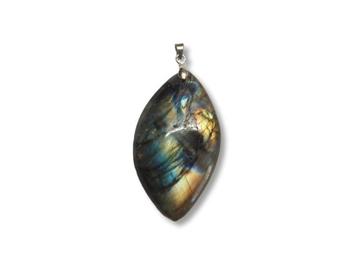 Λαμπραδορίτης μενταγιόν νο2 λαμπραδορίτης ημιπολύτιμος λίθος μενταγιόν