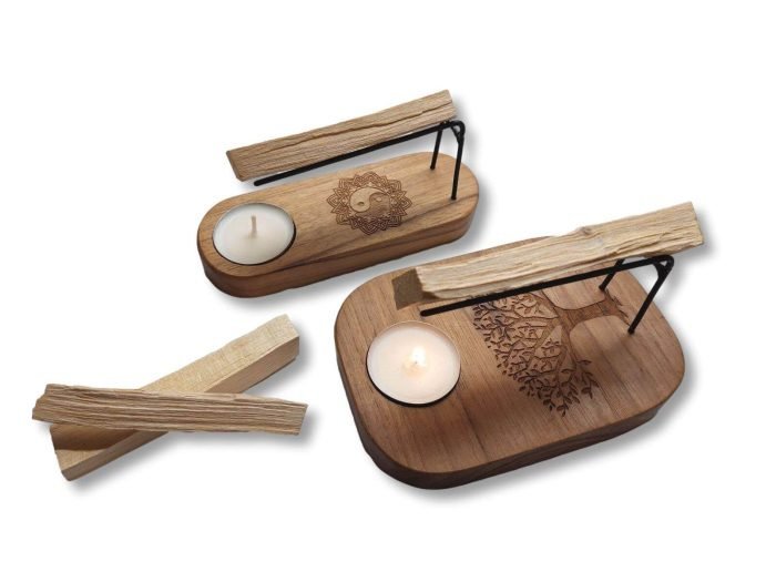 βάση stand για palo santo και smudge sticks βάση stand για palo santo