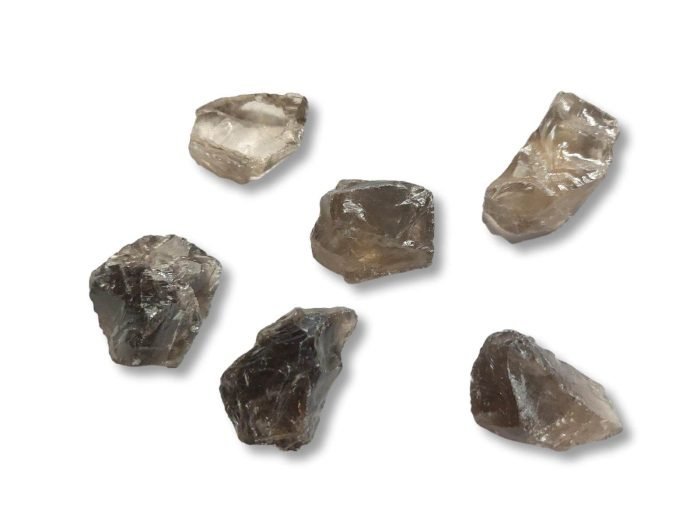 χαλαζίας καπνίας ακατέργαστος ημιπολύτιμος λίθος