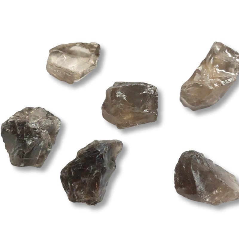 χαλαζίας καπνίας ακατέργαστος ημιπολύτιμος λίθος