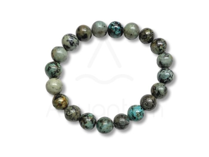 African Τυρκουάζ Βραχιόλι με διάμετρο χάντρας 8mm Βραχιόλι African Τυρκουάζ με διάμετρο χάντρας 8mm