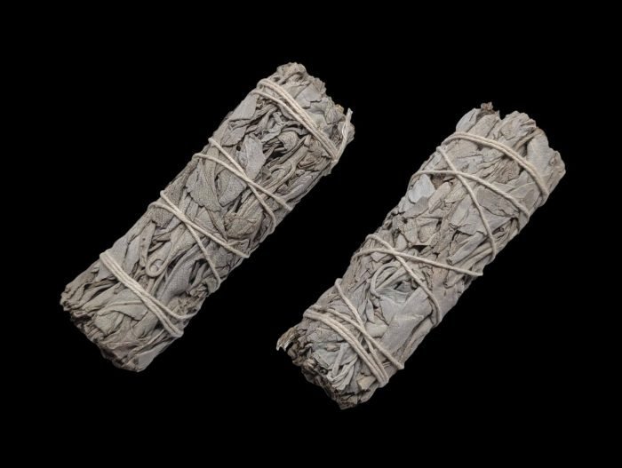 Smudge Stick Λευκό Φασκόμηλο θυμίαμα μικρό μέγεθος Λευκό Φασκόμηλο Smudge Stick