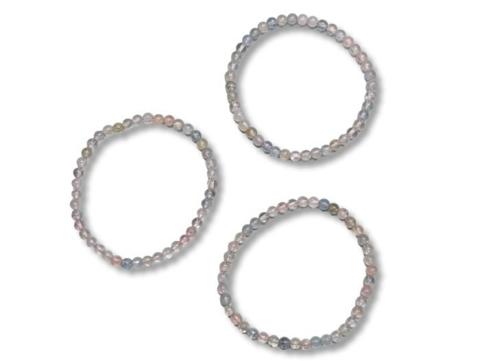 Ακουαμαρίνα Με Μοργκανίτη Βραχιόλι