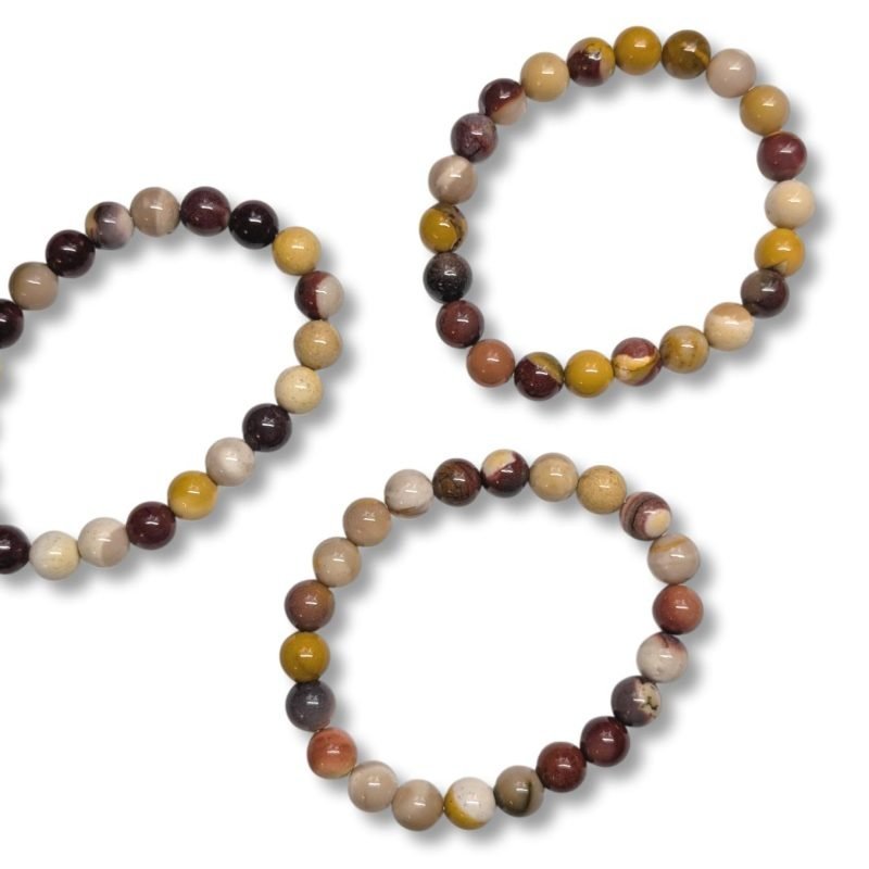 Βραχιόλια Μουκαΐτη με χάντρες διαμέτρου 8mm