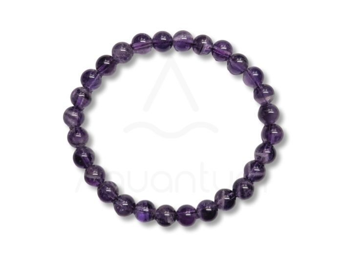 αμέθυστος βραχιόλι με διάμετρο χάντρας 6mm βραχιόλι αμέθυστου με διάμετρο χάντρας 6mm