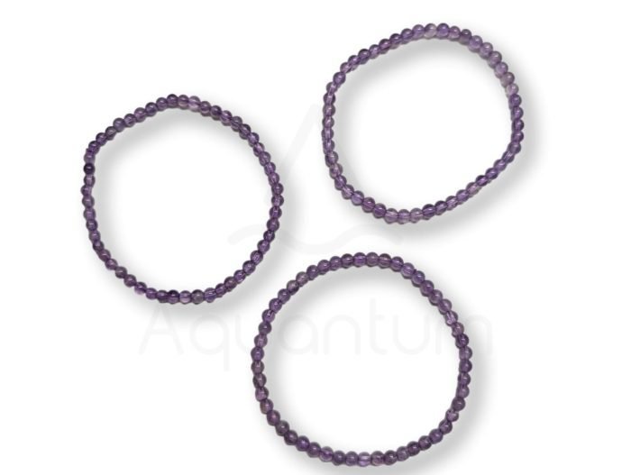 αμέθυστος βραχιόλια με διάμετρο χάντρας 4mm βραχιόλια αμέθυστου με διάμετρο χάντρας 4mm