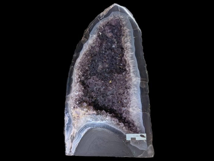 αμέθυστος καθεδρικός γεώδες 8600gr ύψος 32cm πλάτος 18.5cm βάθος 13cm αμέθυστος καθεδρικός γεώδες βάρους 8600γρ