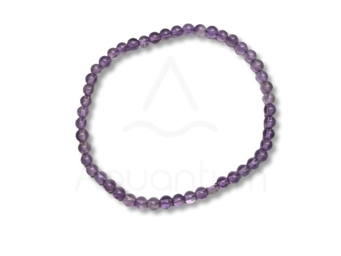 βραχιόλι αμέθυστος με διάμετρο χάντρας 4mm βραχιόλι αμέθυστου με διάμετρο χάντρας 4mm