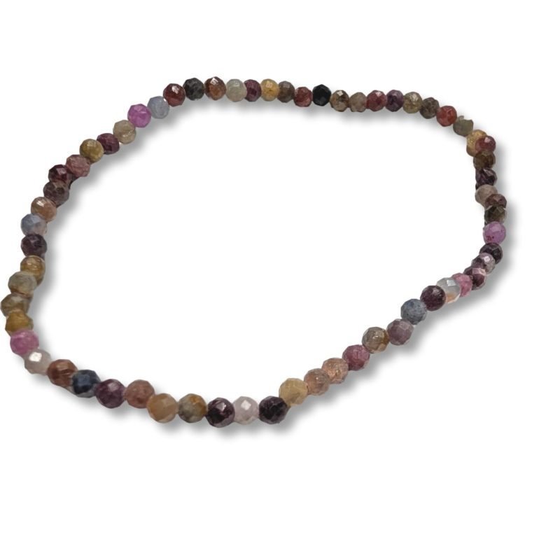 πολύχρωμο ζαφείρι βραχιόλι πολυεδρικό 3mm