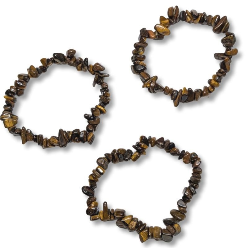 βραχιόλι μάτι τίγρης με chips