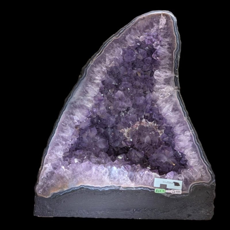 καθεδρικός αμέθυστος γεώδες 10,250kg, ύψος 30.5cm, πλάτος 27cm, βάθος 15cm