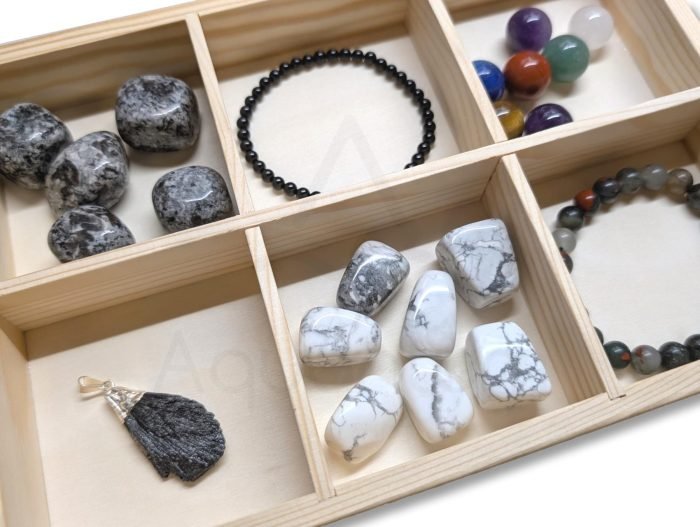 κουτί αποθήκευσης Λίθων 6 Θέσεων κουτί αποθήκευσης Λίθων 6 Θέσεων