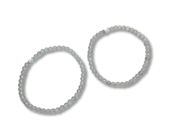 φεγγαρόπετρα βραχιόλιa 4mm βραχιόλι φεγγαρόπετρα με διάμετρο χάντρας 4mm